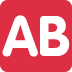 🆎 Botón AB (tipo de sangre) Significado de Emoji