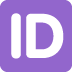 🆔 Botón de identificación Significado del Emoji