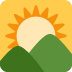 🌄 Amanecer sobre las montañas Significado de Emoji