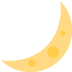 🌙 Luna creciente Significado del Emoji