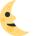 🌜 Cara de luna menguante Significado de Emoji