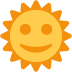 🌞 Sol con cara Significado del Emoji