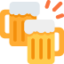 🍻 Jarras de cerveza tintineantes Significado de Emoji
