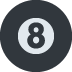 🎱 Bola 8 de billar Significado del Emoji