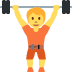 🏋 Persona levantando pesas Significado del Emoji
