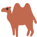 🐫 Camello de dos jorobas Significado del Emoji
