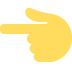 👈 Índice del revés apuntando hacia la izquierda Emoji Significado