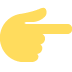 👉 Índice del revés apuntando hacia la derecha Significado de Emoji