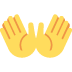 Manos abiertas 👐 Significado de Emoji
