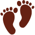 👣 Huellas Significado del Emoji