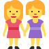 👭 Mujeres tomadas de la mano Significado del Emoji