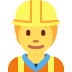 👷 Trabajador de la construcción Significado del Emoji