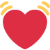 💓 Corazón latiendo Significado del Emoji