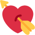 💘 Corazón con flecha Significado del Emoji