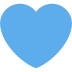 💙 Corazón azul Significado del Emoji