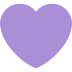 💜 Corazón morado Significado del Emoji