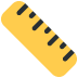 📏 Regla recta Significado del Emoji