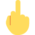 🖕 Dedo medio Significado del Emoji