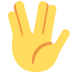 🖖 Significado del emoji Saludo vulcano