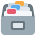 🗃 Caja de archivo de tarjeta Significado de Emoji