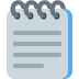 🗒 Bloc de notas de espiral Significado del Emoji