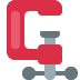 Abrazadera 🗜 Significado de Emoji