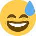😅 Significado del Emoji Cara sonriente con sudor