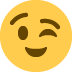 Cara guiñando un ojo 😉 significado del emoji