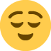😌 Significado del Emoji Cara de alivio
