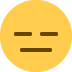 😑 Significado del emoji Cara inexpresiva