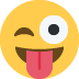 😜 Significado del emoji Cara guiñando un ojo con la lengua