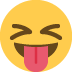 😝 Significado del emoji Cara entrecerrada y lengua