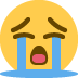 😭 Cara llorando fuerte Significado del Emoji
