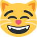 😸 Significado del emoji Gato sonriente con ojos sonrientes