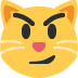 😼 Significado del emoji Gato con sonrisa irónica
