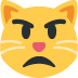 😾 Gato haciendo pucheros Significado del Emoji