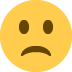 🙁 Cara con el ceño ligeramente fruncido Significado del Emoji