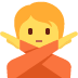 🙅‍♂️ Hombre haciendo el gesto de no Emoji Significado