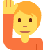🙋 Persona levantando la mano Significado del Emoji