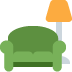 🛋️ Significado del Emoji Sofá y lámpara