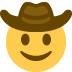 🤠 Cara de sombrero de vaquero Significado del Emoji