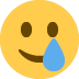 🥲 Significado del emoji Cara sonriente con lágrima