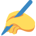 ✍ Significado del Emoji Mano que escribe